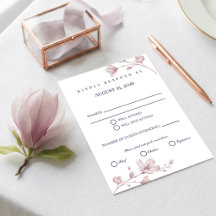 Clásico Romántico Rosa Floral Polvoriento Boda