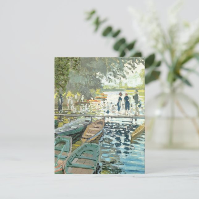 Tarjeta De Confirmación De Asistencia Claude Monet. Bathers of La Grenouillère (Anverso de pie)