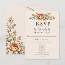Código QR Boda Vintage Jardin Heirloom