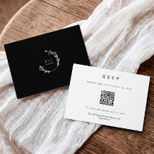 Código QR de Boda Clásico Simple Elegante Moderno