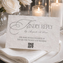 Código QR de boda editorial floral