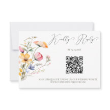 Código QR de Bodas de Flores Silvestres de Pradera