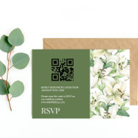 Código QR de la elegancia de la flor de LILY