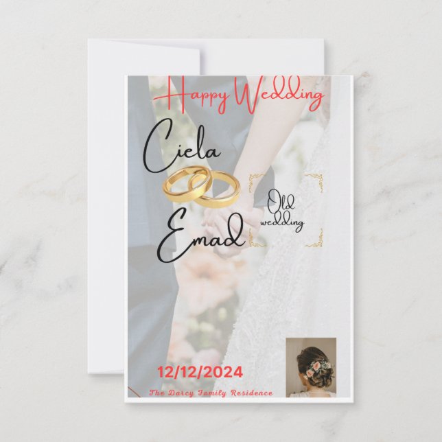 Tarjeta De Confirmación De Asistencia Comprador (Anverso)