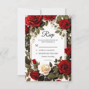 Tarjeta De Confirmación De Asistencia Confirmación de Boda