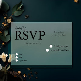 Tarjeta De Confirmación De Asistencia Confirmación de Boda en Texas Hill Country