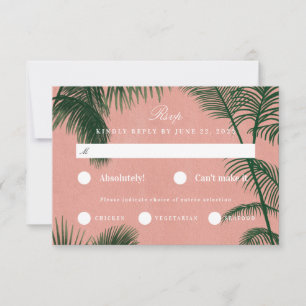 Tarjeta De Confirmación De Asistencia Confirmación de Palm Spring