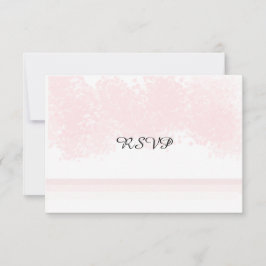 Tarjeta De Confirmación De Asistencia Confirmación de tono rosado