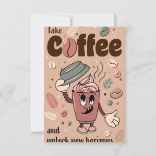 Tarjeta De Confirmación De Asistencia Copa de café