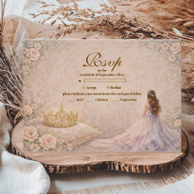 Corona Dorada Quinceañera de Cuento de Hadas