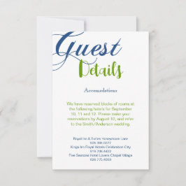 Tarjeta De Confirmación De Asistencia Corrección de datos de caligrafía