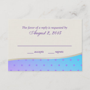 Tarjeta De Confirmación De Asistencia Cotton Candy Sweet SVP