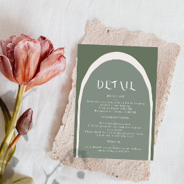 Tarjeta De Confirmación De Asistencia Crazy Right Now Detail Enclosure Card