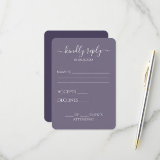 Tarjeta De Confirmación De Asistencia Crea Tu Propia Boda Simple