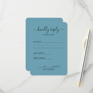 Tarjeta De Confirmación De Asistencia Crea Tu Propia Boda Simple y Personalizada