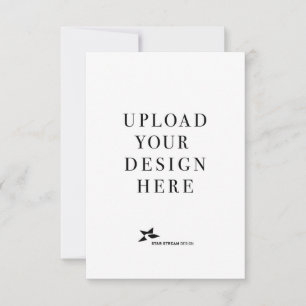 Tarjeta De Confirmación De Asistencia Crea tu propio retrato de 3.5x5