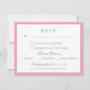 Tarjeta De Confirmación De Asistencia Cresta de Boda de Jardín Floral de Acuarela