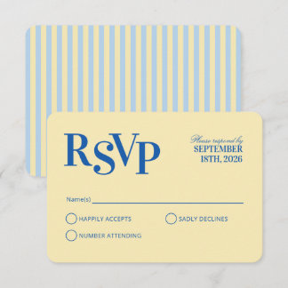 Tarjeta de confirmación de asistencia de boda con 