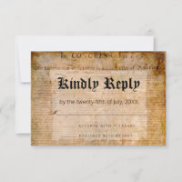 Declaración de independencia 📜 pergamino Boda