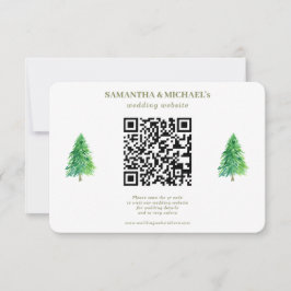Tarjeta De Confirmación De Asistencia Detalle de sitio web de boda floral de árbol fores