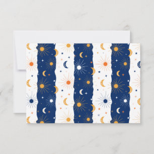 Tarjeta De Confirmación De Asistencia Día y noche