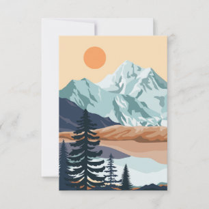 Tarjeta De Confirmación De Asistencia Dibujo artístico de línea de olivo