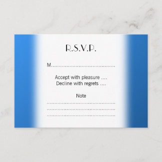 Tarjeta De Confirmación De Asistencia Diseño azul moderno con un patrón de rejilla de pi