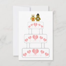 Tarjeta De Confirmación De Asistencia Diseño de tarta de boda Boda
