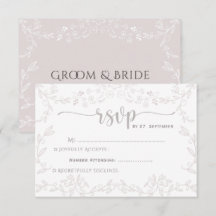 Diseño floral rosa claro Boda elegante