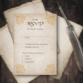 Tarjeta De Confirmación De Asistencia Dragon Gamer Fantasy