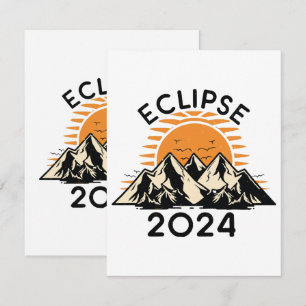 Tarjeta De Confirmación De Asistencia Eclipse Solar Total 2024