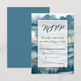 Tarjeta De Confirmación De Asistencia Ecos a través de las minas sabrosas