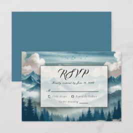 Tarjeta De Confirmación De Asistencia Ecos a través de las minas sabrosas