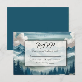 Tarjeta De Confirmación De Asistencia Ecos a través de las minas sabrosas