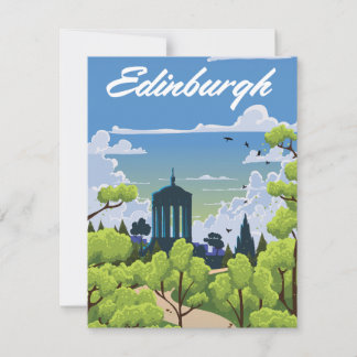 Tarjeta De Confirmación De Asistencia Edimburgo Escocia