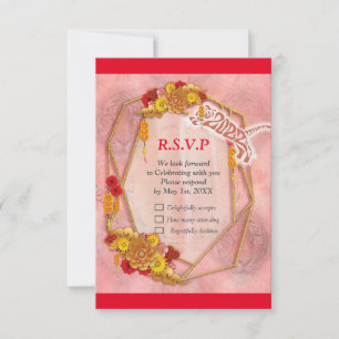 Tarjeta De Confirmación De Asistencia El año del tigre