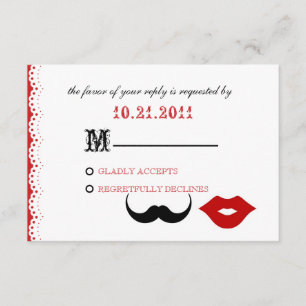 TARJETA DE CONFIRMACIÓN DE ASISTENCIA EL CAPÍTULO - ROJO DE APPLE