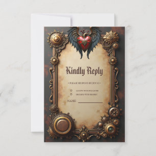 Tarjeta De Confirmación De Asistencia El corazón palpitante de la mecánica,