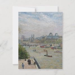 Tarjeta De Confirmación De Asistencia El Louvre, la primavera de Camille Pissarro