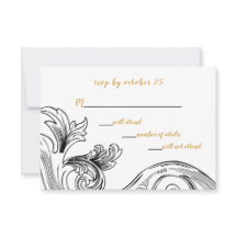 Elegante Boda floral delgado