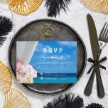 Tarjeta De Confirmación De Asistencia Elegante Boda Floral en Playa Oceánica<br><div class="desc">Sumérjase en la belleza de nuestra elegante tarjeta RSVP de Boda Marítima Floral Ocean Beach, una obra de arte diseñada con amor y atención al detalle por Mylini Design. Esta elegante carta, de diseño, presenta un bonito diseño floral en el marco de una playa oceánica, que combina la majestuosidad de...</div>