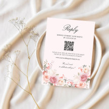 Elegante Boda Floral Rosa Claro