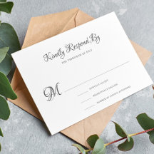 Elegante boda formal clásico de caligrafía vintage