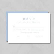 Elegante Boda Minimalista Azul
