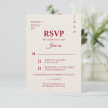 Elegante Boda Minimalista Burgundy