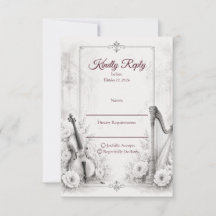 Elegante Boda Musical Monocroma