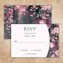 Elegante Boda Romántica con Floral Rosa Malva