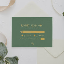 Elegante Boda Sage Green Y Gold