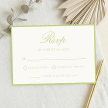 Elegante Boda Verde Cítrico Dinero Antiguo