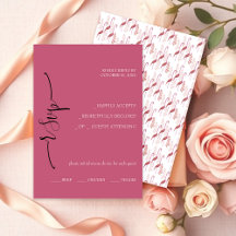 Elegante caligrafía rosa exótica